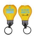 Light Bulb Color-A-Shape Keyring Light